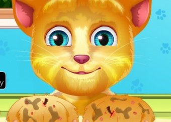 Игра Лечим лапы Рыжику